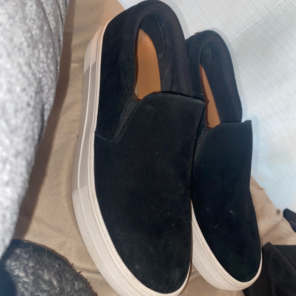 Steve Madden Suede Upper Slip On's ( Size 6.5 )